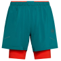 Pantalones cortos de hombre La Sportiva Trail Bite Short M azul/rojo Everglade/Cherry Tomato