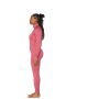 Camiseta funcional de mujer Devold Signature Silk 230 Zip Wmn