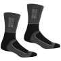 Calcetines de hombre Regatta Samaris2SeasonSck negro Black/DkStee