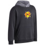 Sudadera para niños Under Armour UA B Rival FLC Graphics Hd Anthracite