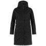Abrigo de mujer Fjällräven Kiruna Hydratic Padded Parka W negro Black