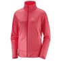 Sudadera de mujer Salomon Discovery Fz W rosa HibiscHeather