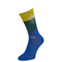 Calcetines de ciclismo Silvini Ferugi azul/verde navy-lime