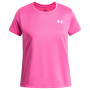 Camiseta funcional para niños Under Armour UA Tech SSc Pink Frenzy