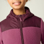 Sudadera para niños Regatta Myla Hybrid Jacket Fig/Violet