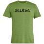 Camiseta de hombre Salewa Puez Hybrid 2 Dry M S/S Tee verde 5716 - yucca melange