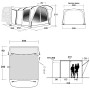 Carpa de autocaravana/furgoneta Outwell Newburg 260