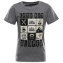 Camiseta para niños Alpine Pro Rejo 3 Grey gris ŠEDÁ