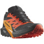 Zapatillas de carrera para hombre Salomon Sense Ride 5 Gore-Tex negro/rojo Black / Scarlet Ibis / Turmeric