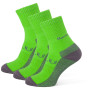 Calcetines Zulu Bambus Trek M 3-pack verde green
