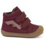 Zapatos barefoot para niños para todo el año Froddo Ollie Tex Bordeaux