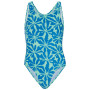 Bañador para niños Regatta Katrisse SonBluFloral azul claro SonBluFloral