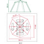 Tienda familiar grande Coleman Cortes Octagon 8