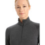 Sudadera funcional de mujer Icebreaker ZoneKnit™ 260 LS Half Zip