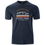 Camiseta de hombre Hi-Tec Rone azul oscuro Sky Captain
