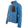 Sudadera de hombre Elbrus Dorian azul claro BlueMelange/Orange