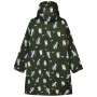 Abrigo impermeable para niños Regatta Junior Changing Robe Dark Khaki Cat Dog
