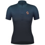 Maillot de ciclismo para mujer Scott Endurance 15 SS azul oscuro metal blue/dark blue