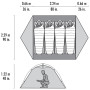 Tienda de campaña de senderismo MSR Elixir 4 Tent