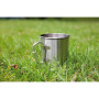 Taza Bo-Camp Taza de acero inoxidable con mosquetón