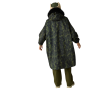 Abrigo impermeable para niños Regatta Junior Waterproof Changing Robe Pro Bark Green
