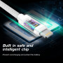 Cable de carga y datos Swissten Textile USB-C / Lightning 1,2 m