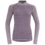 Camiseta funcional de mujer Devold Kvitegga Merino 230 Cross Neck