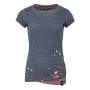 Camiseta de mujer Chillaz Fancy Little Dot 2021 gris/rosa indigo blue stripes washed