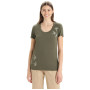 Camiseta de mujer Icebreaker Women Tech Lite II SS Scoop Tee Swarming Shapes