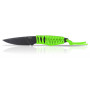 Cuchillo Acta non verba P100 Dlc/Plain edge verde claro NeonGreen