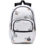 Mochila de mujer Vans RANGED 2 PRINTS BACKPACK-B beige ANTIQUE WHITE/TOADSTOOL