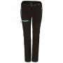 Pantalones de mujer Zulu Rodna W negro/azul Black/Aqua