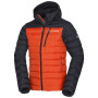 Chaqueta de invierno para hombre Northfinder Jarredh negro/rojo