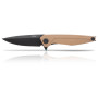 Navaja Acta non verba Z300 DLC/G10/Liner Lock marrón Coyote