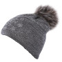 Gorro de mujer Sherpa Suzan gris oscuro MelDarkGray