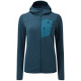 Sudadera de mujer Mountain Equipment Lumiko Hooded W's Jacket azul claro MeMajolica/AltoBlue