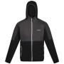 Sudadera de hombre Regatta Attare negro Black/DkGrey