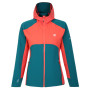 Chaqueta de mujer Dare 2b Avidly Softshell azul/rojo FrtGrn/NeoPc (BIF)