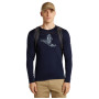 Camiseta funcional de hombre Icebreaker Men Merino 200 Oasis LS Crewe SkiingYeti