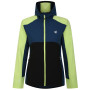 Chaqueta de mujer Dare 2b Avidly Softshell verde/negro ShpGn/MLt/Bk