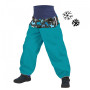 Pantalones con forro polar para bebés Unuo Softshell Sherpa Basic verde claro