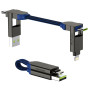 Cable de carga y datos Rolling Square inCharge X 6v1 azul blue