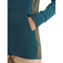 Sudadera funcional de hombre Icebreaker Merino Quantum ZoneKnit™ LS Zip Hoodie