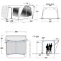 Carpa de autocaravana/furgoneta Outwell Parkville 200SA (2022)