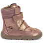 Botas de invierno para niños Froddo Barefoot Zeru Tex Winter Pink/Gold