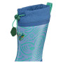 Botas de agua para niños Affenzahn Rainboot Vegan Puddly Bird of Paradise
