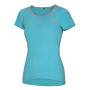Camiseta de mujer Ocún Bamboo T azul BlueCuracao