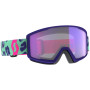 Gafas de esquí Scott Factor Pro Light Sensitive violeta mint green/neon pink/light sensitive blue chrome