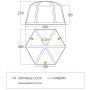 Tienda hinchable Vango AirHub Hex
