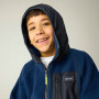 Sudadera para niños Regatta Munro Hybrid Jacket AviBlueNavy